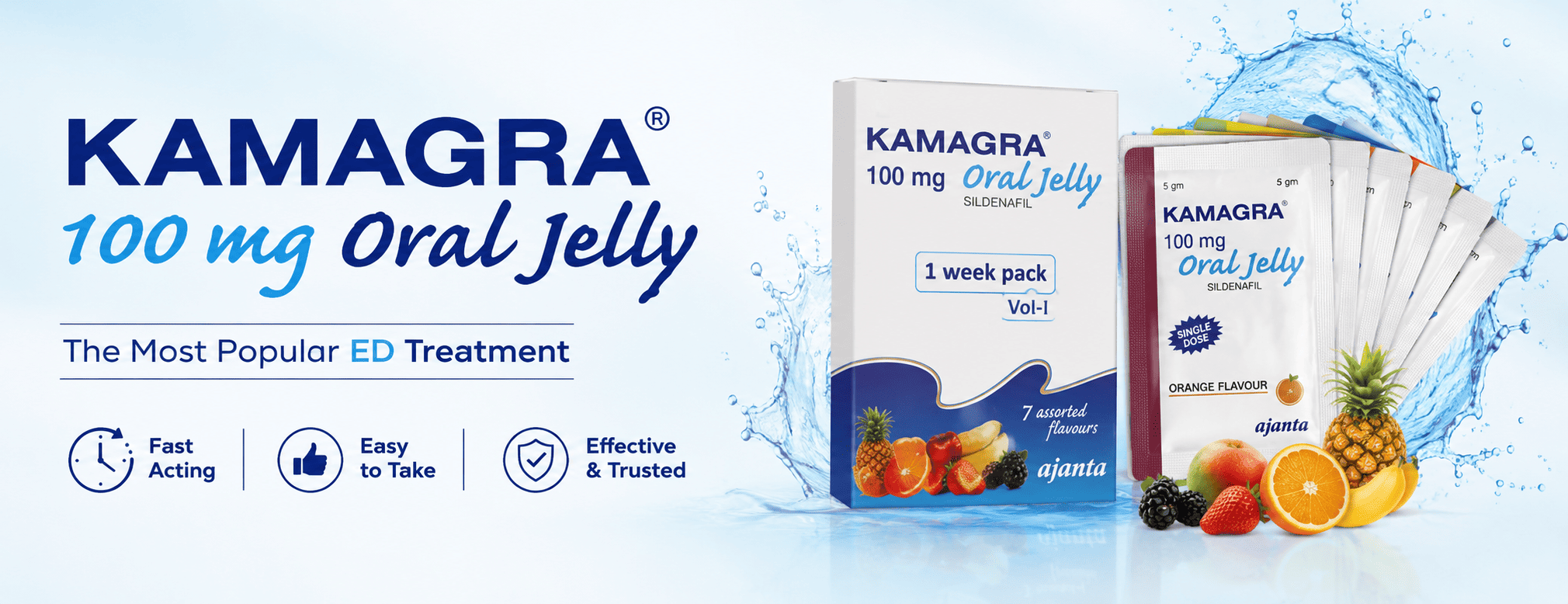 Kamagra 100 mg Oral Jelly (1)